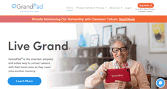Desktop Screenshot of grandpad.net